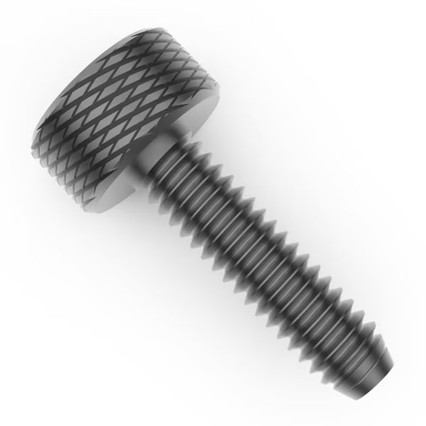 Thumb Screw, #10-32 Thread Size, Stainless Steel, 1/2 in Lg, Raf, Mfr#: 7135-SS